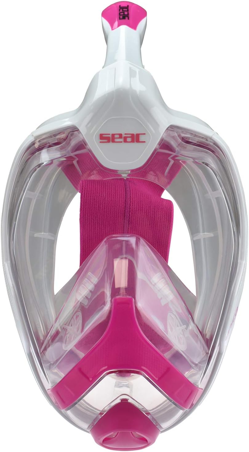 【SEAC】UNICA FULL FACE MASK ホワイト/ピンク S/M