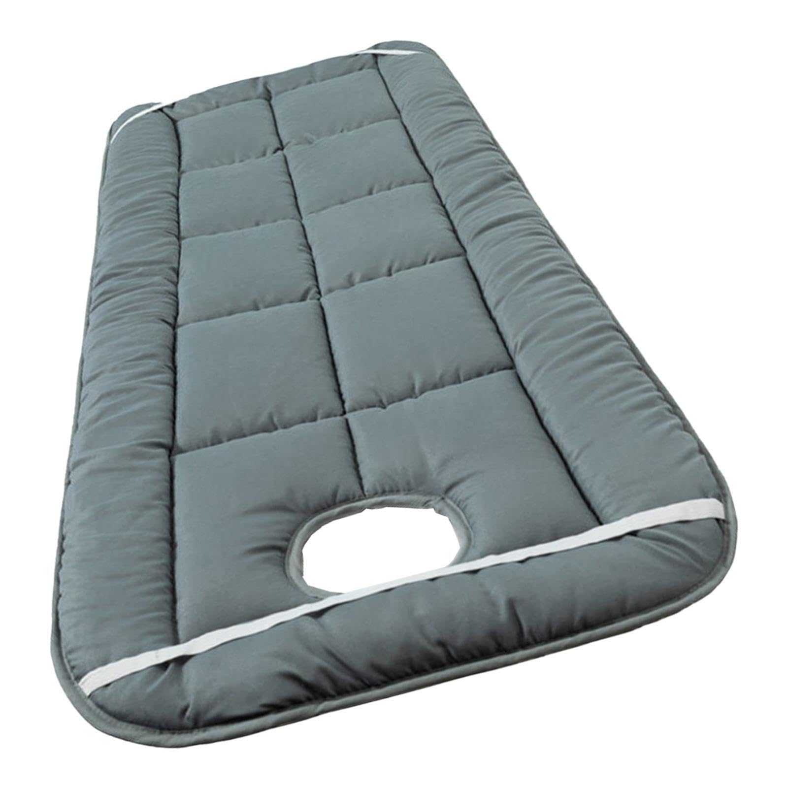 Materasso per lettino da massaggio 75x180 cm, spesso, con fori, elastici trapuntati, trapuntato in rilievo 3D, offre una sensazione di benessere inaspettata. Copritesta