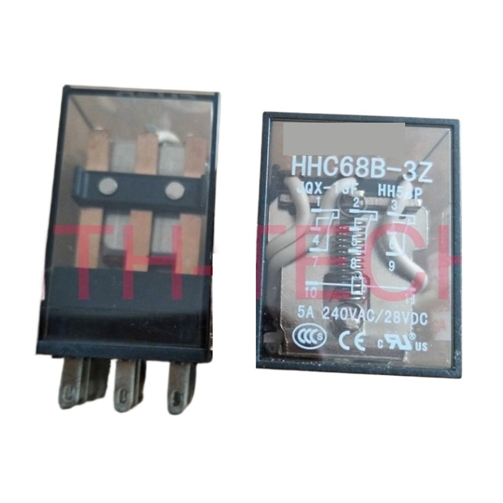 NWPNLXEA HHC68B-3Z AC220V HH53P AC220V Intermediate Relay 5A 240V 11 Pins