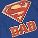 Popfunk Superman Superdad Logo for Fathers T Shirt & Stickers, Medium