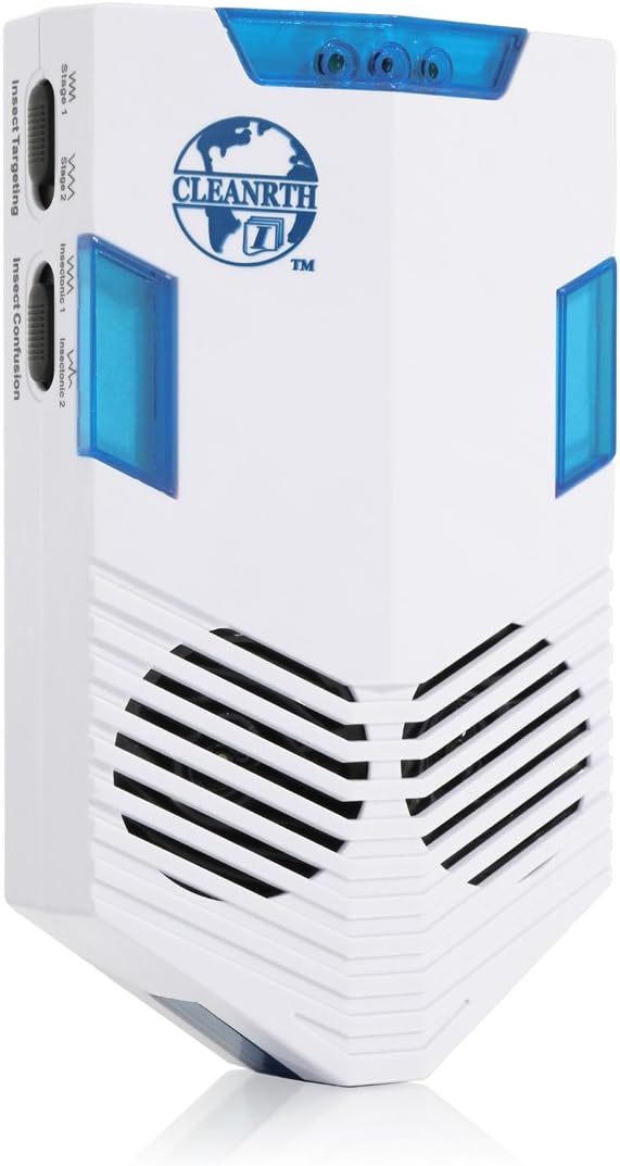 Cleanrth CI007 Advanced Ultrasonic Insect Repelling System - Demands Insects & Bugs to Leave