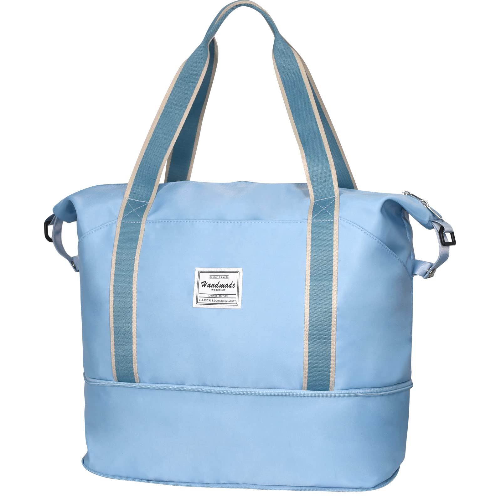 ACdream Large Travel Tote Bag Duffle Weekender Overnight Carry On Luggage Waterproof Sandproof Personal Item Duffel Bags for