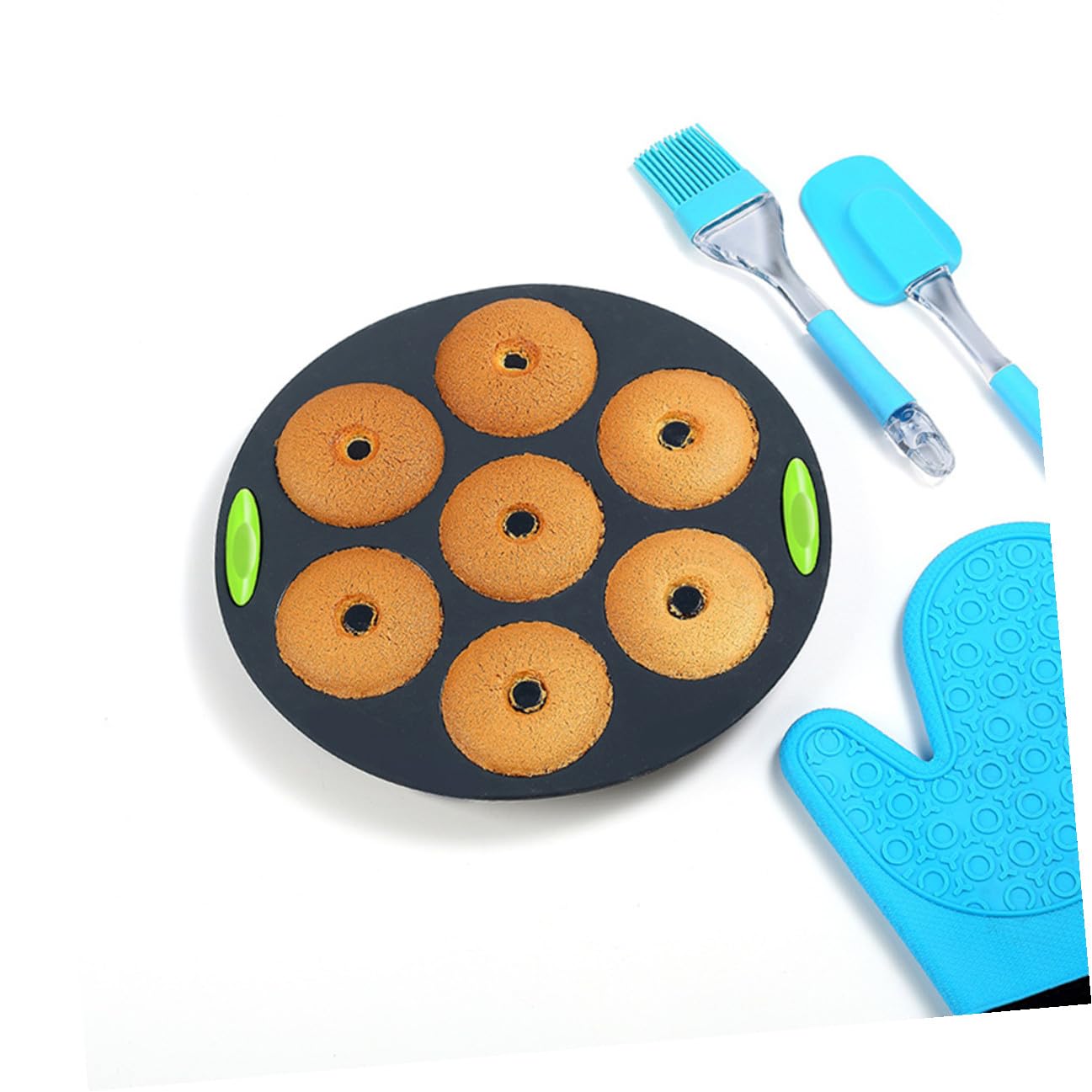 Molde para Hornear Pasteles y Pan Kit de 5 Piezas de Silicona Resistentes a Altas Temperaturas para Cocina y Repostería