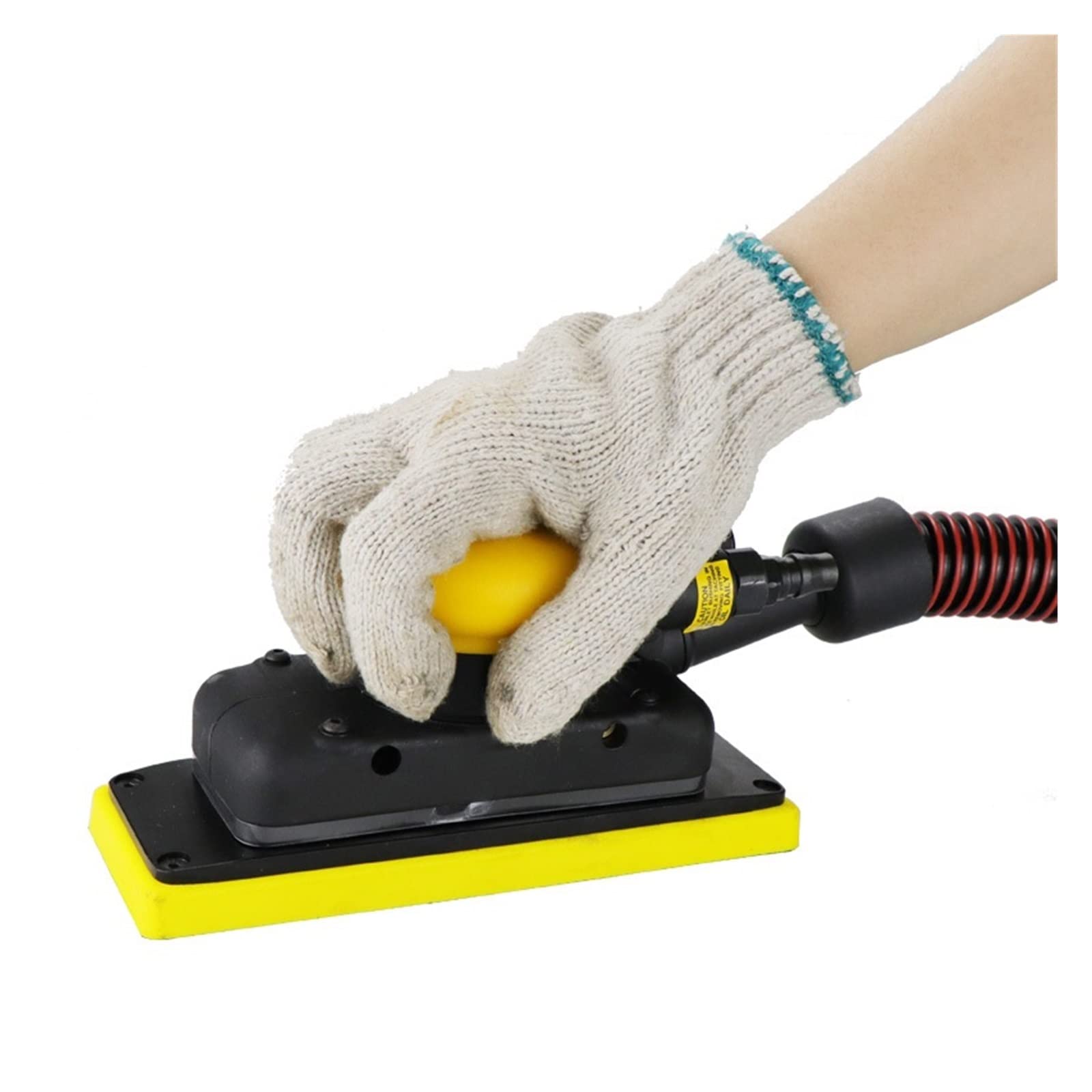 Handheld Metal Burnishing Machine Pneumatic Orbital Sander Air Grinder 88A/98A Vacuum Eccentric Polishing/Grinding Tools ,Wysoka wydajność(70x198MM)