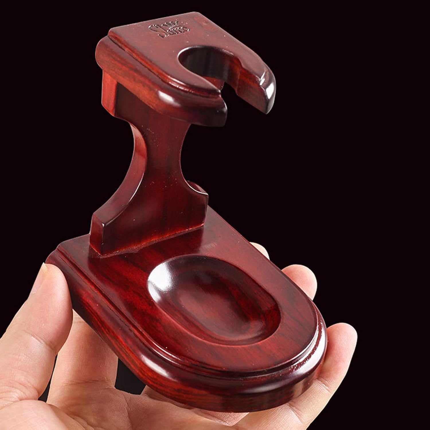 Standing Smoking Pipe Display Holder, Tobacco Pipe Stand for 1 Smoking Pipes, Portable Wooden Tobacco Smoking Pipe Stand, Pipe Decorative Display Stand Rack Rest