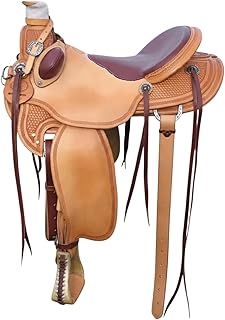 Western Handmade Leather Roping Saddle