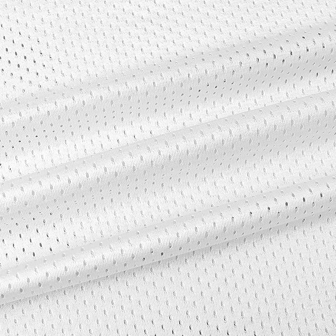 KUAIPAO Men's No Name Football Jersey #1#11#26#31 White Stitched - Image 5