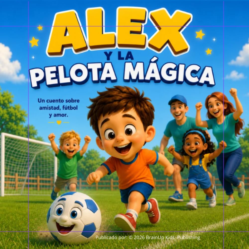 Alex y la Pelota Mágica: Un cuento infantil de fútbol y amistad para niños de 1 a 3 años: Perfecto para leer en familia y antes de dormir.