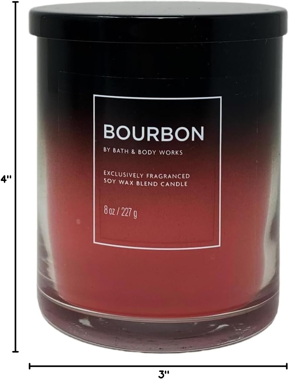 Bath & Body Works Men's Collection Bourbon Single-Wick Scented Candle with a Charcoal Scrub Bar Soap