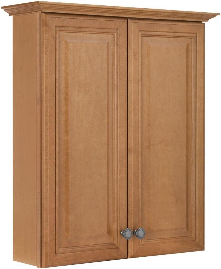 American Classics by RSI TTCY-CHR Cambria 25-1/2-Inch Maple Bath Storage Cabinet, Harvest