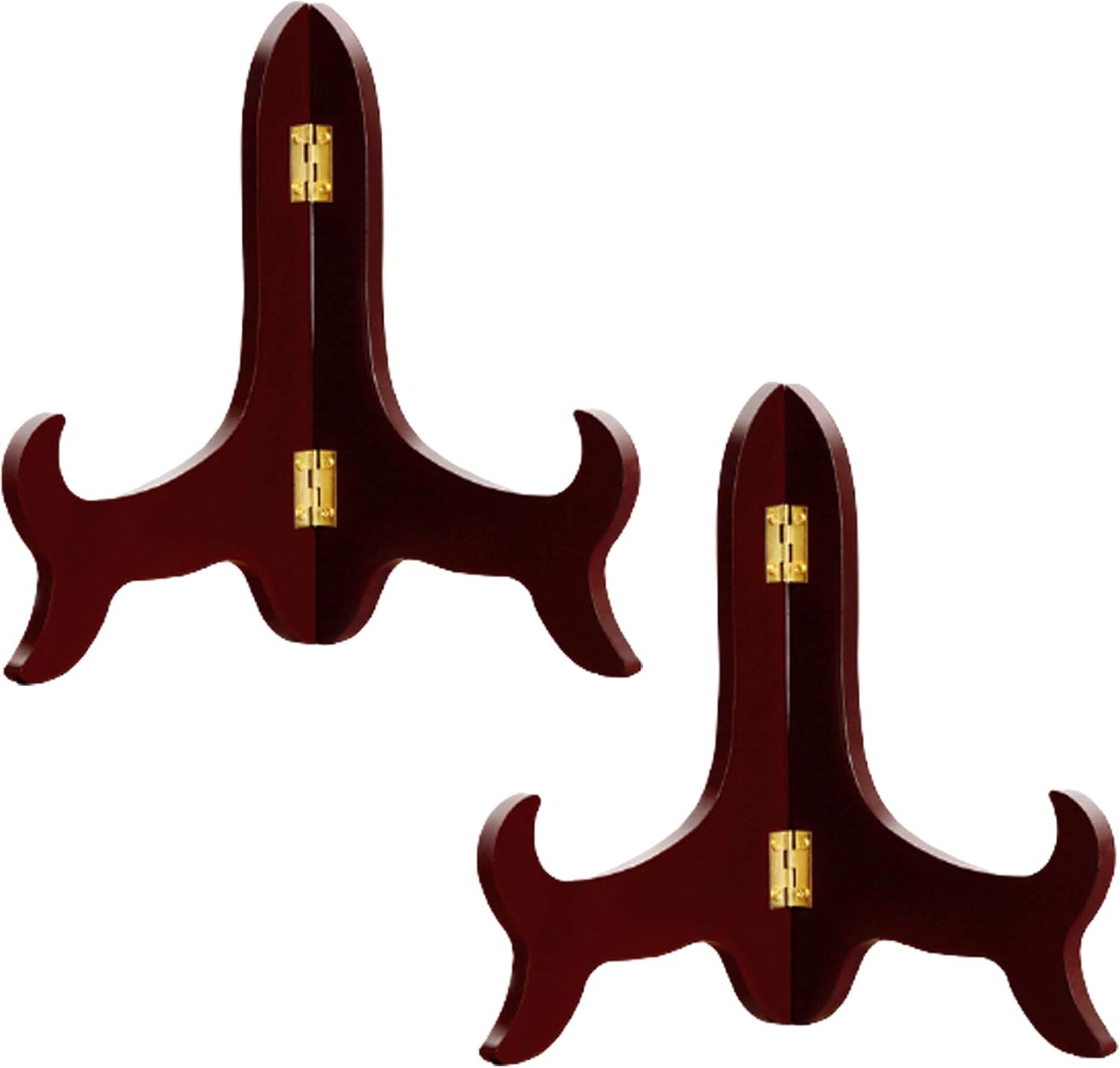 Holder Easel Display Stand,Display Plate Stands,Display Stand,2 Packs Wooden Plate Stand,Easels Plate Holders to Display Pictures,Oriental Furniture Wood Plate for Weddings Home Decoration,Birthday (