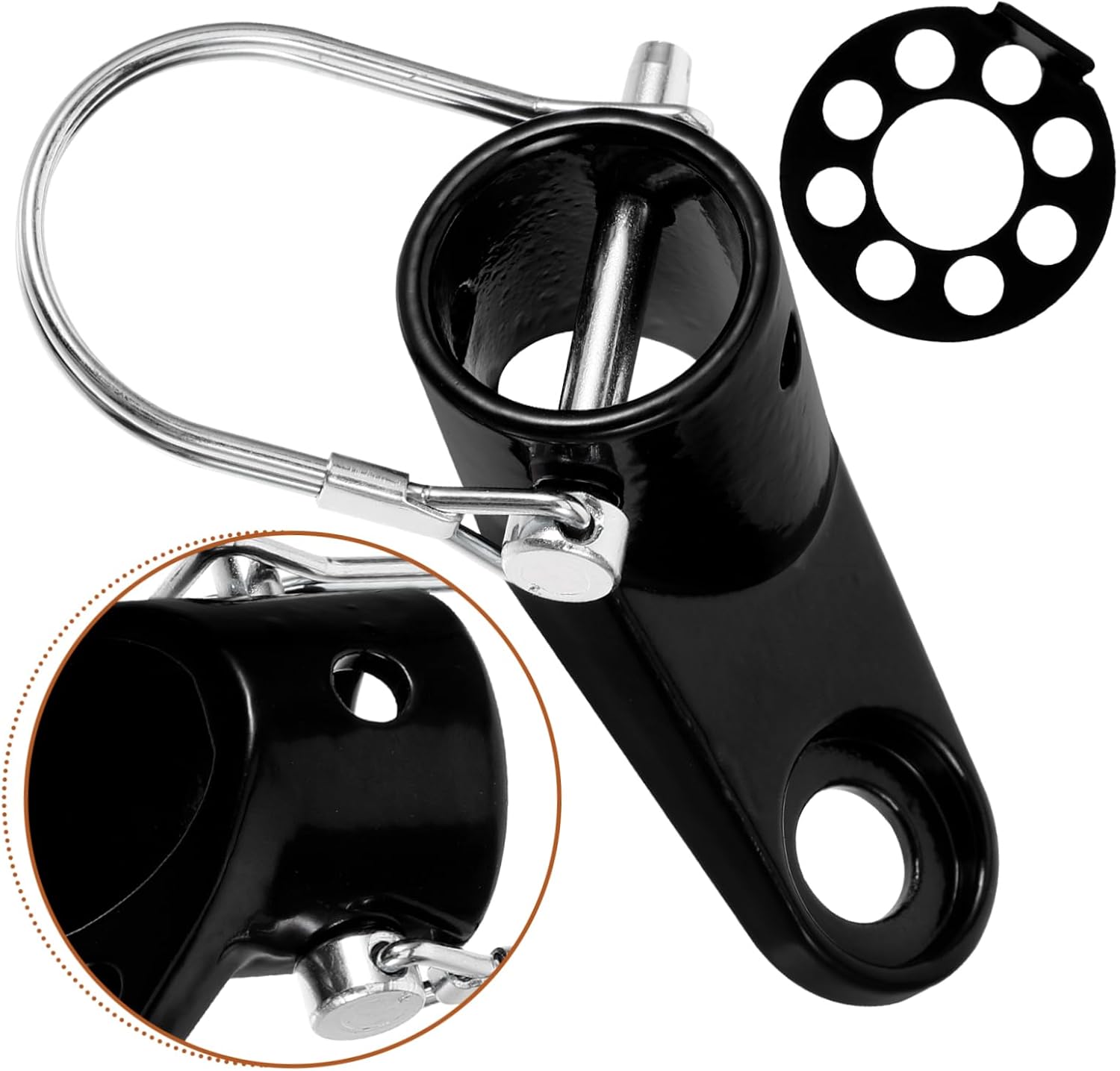 POPETPOP 3sets Bike Trailer Hitch Kit Drawing Replacement Coupler Pet Trailers Easy to Install Hitch Connector for