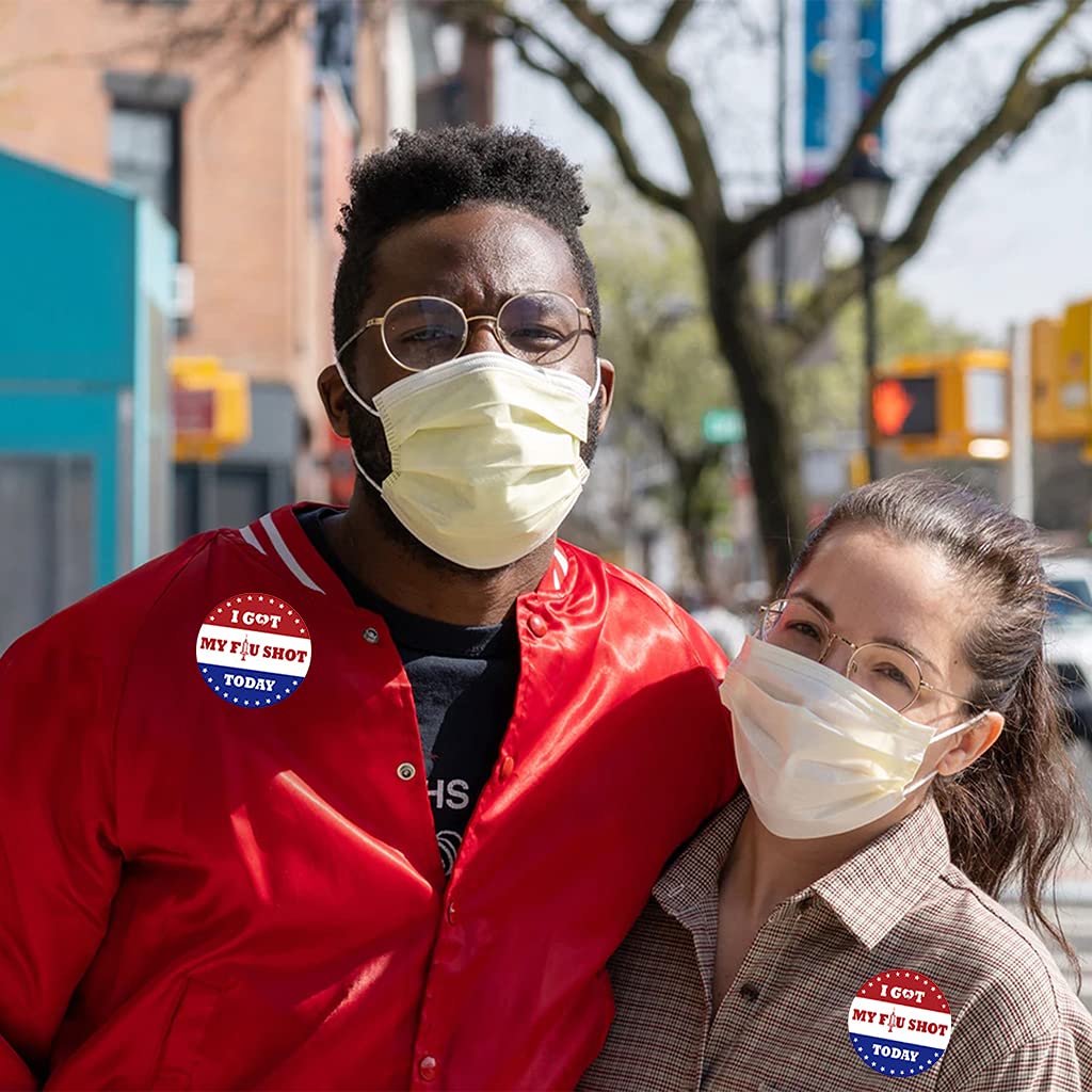 MERISHOPP I Got My Vaccine Stickers Vaccination Labels Easy to Peel and Stick Style 3 Collectibles | Transportation | Automobilia | Decals & Stickers