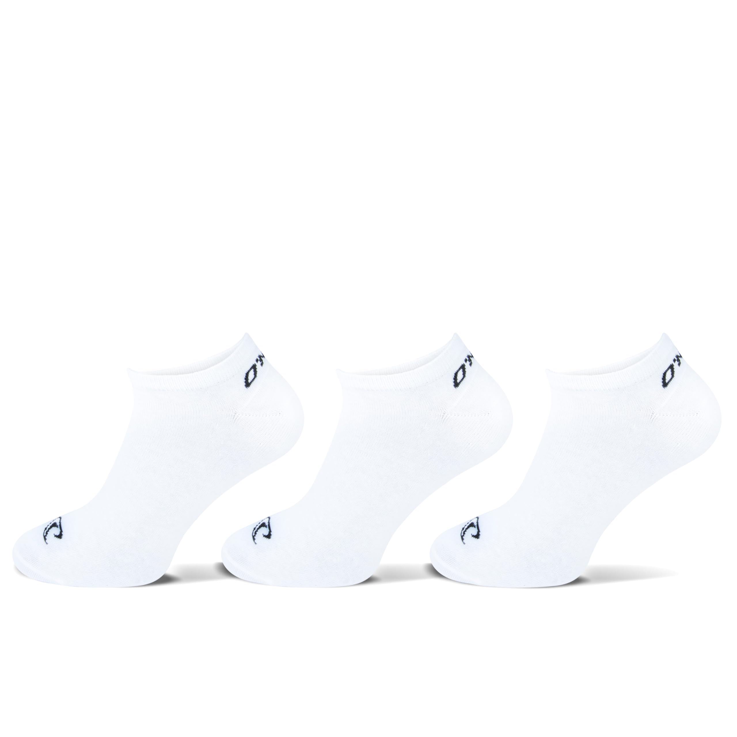 O'neill Unisex White Sneaker Socks (3-Pack) - 35-38