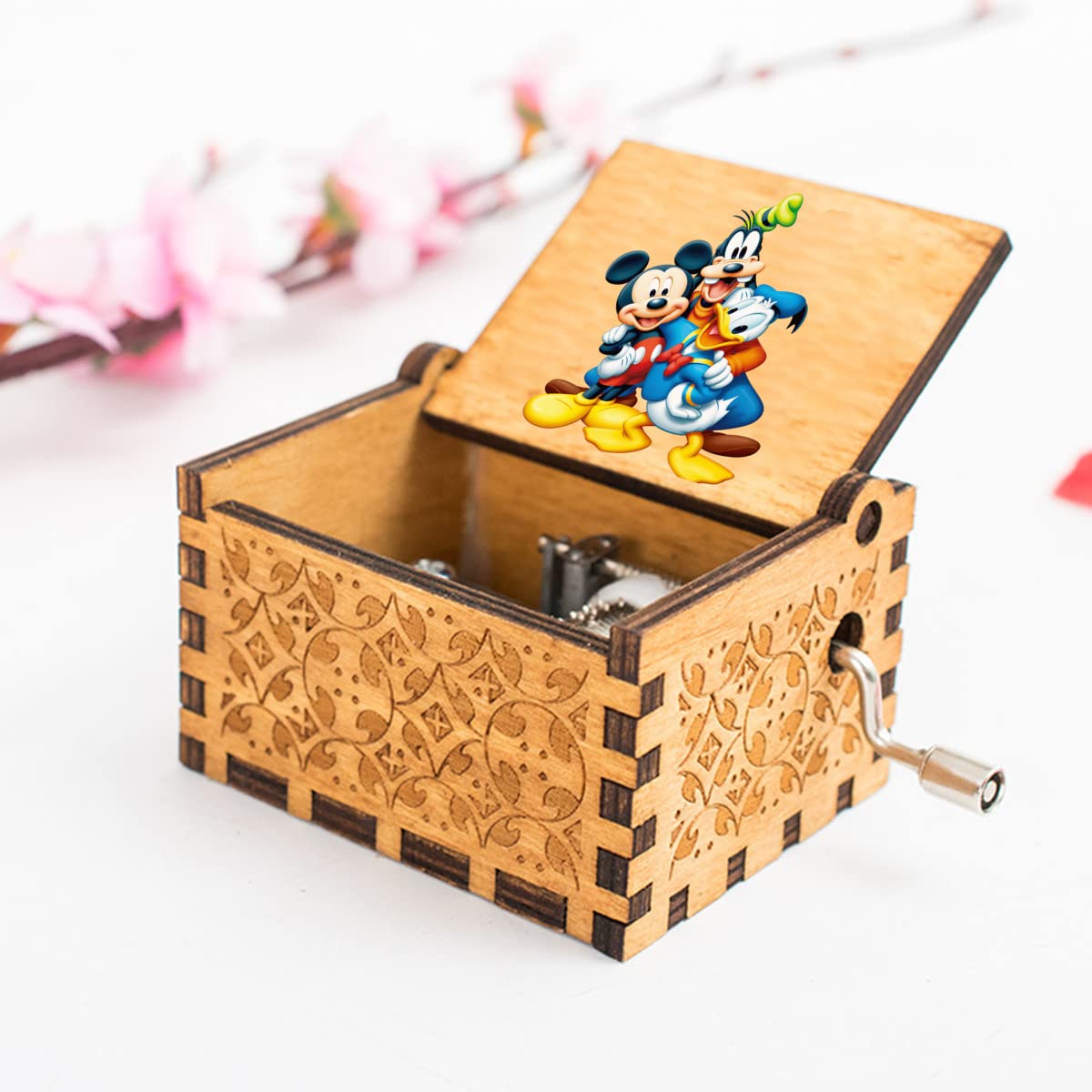 Amazon | オルゴール ミッキーマウス 木製音楽ボックス 誕生日