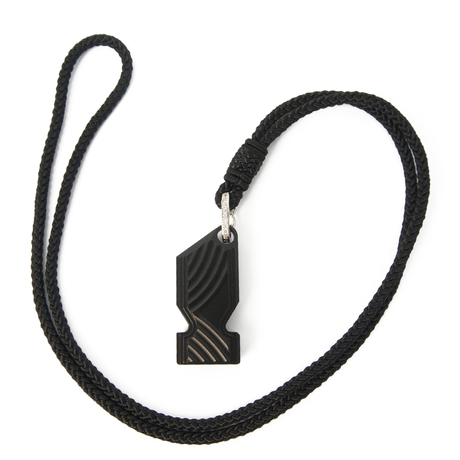 Novvyriel Emergency Whistle with Lanyard - 120dB High Decibel Emergency Safety Whistle for Hiking, Camping, Boating, Fishing, Kayaking and Rescue Signaling. ?Black?