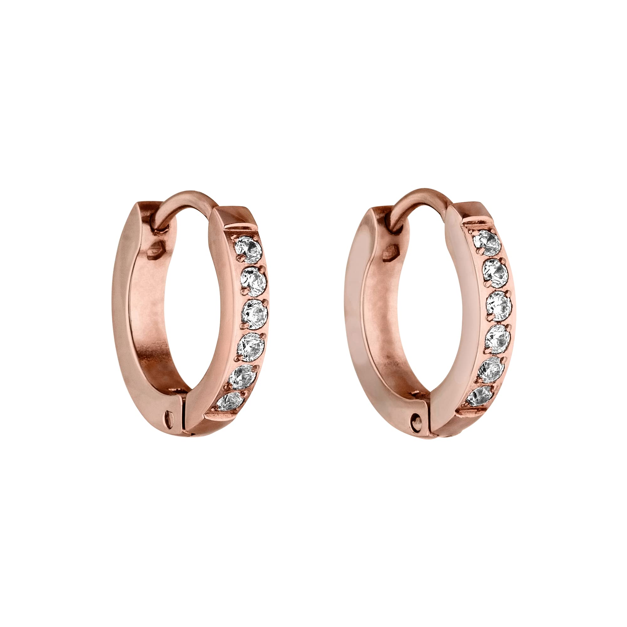 PURELEI Orecchini Kaimana Donna In Acciaio Inox, Cerchio Sottile, Impermeabili, Ispirati Alle Hawaii, Gioielli Moda