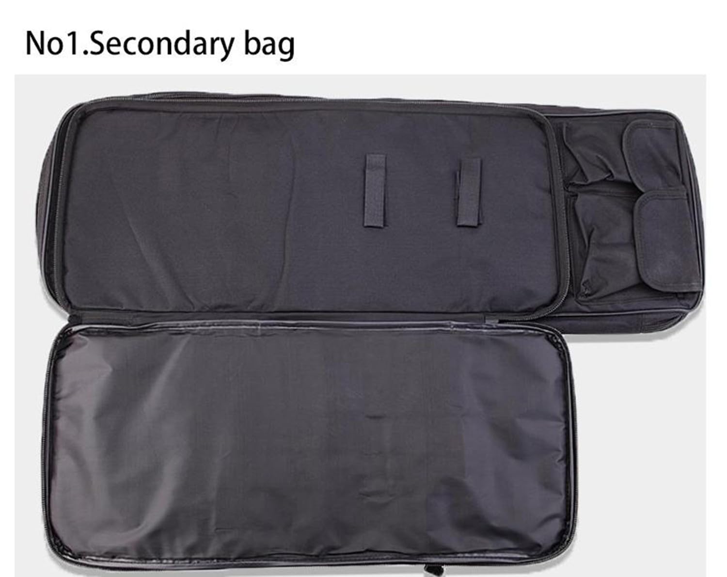 Bolsa Táctica de Escopeta, Estuche de Pistola Acolchado Suave, Bolsa de Escopeta Airsoft, Bolsa para Rifles, Mochila de Almacenamiento para Pistola y Revista B,118cm