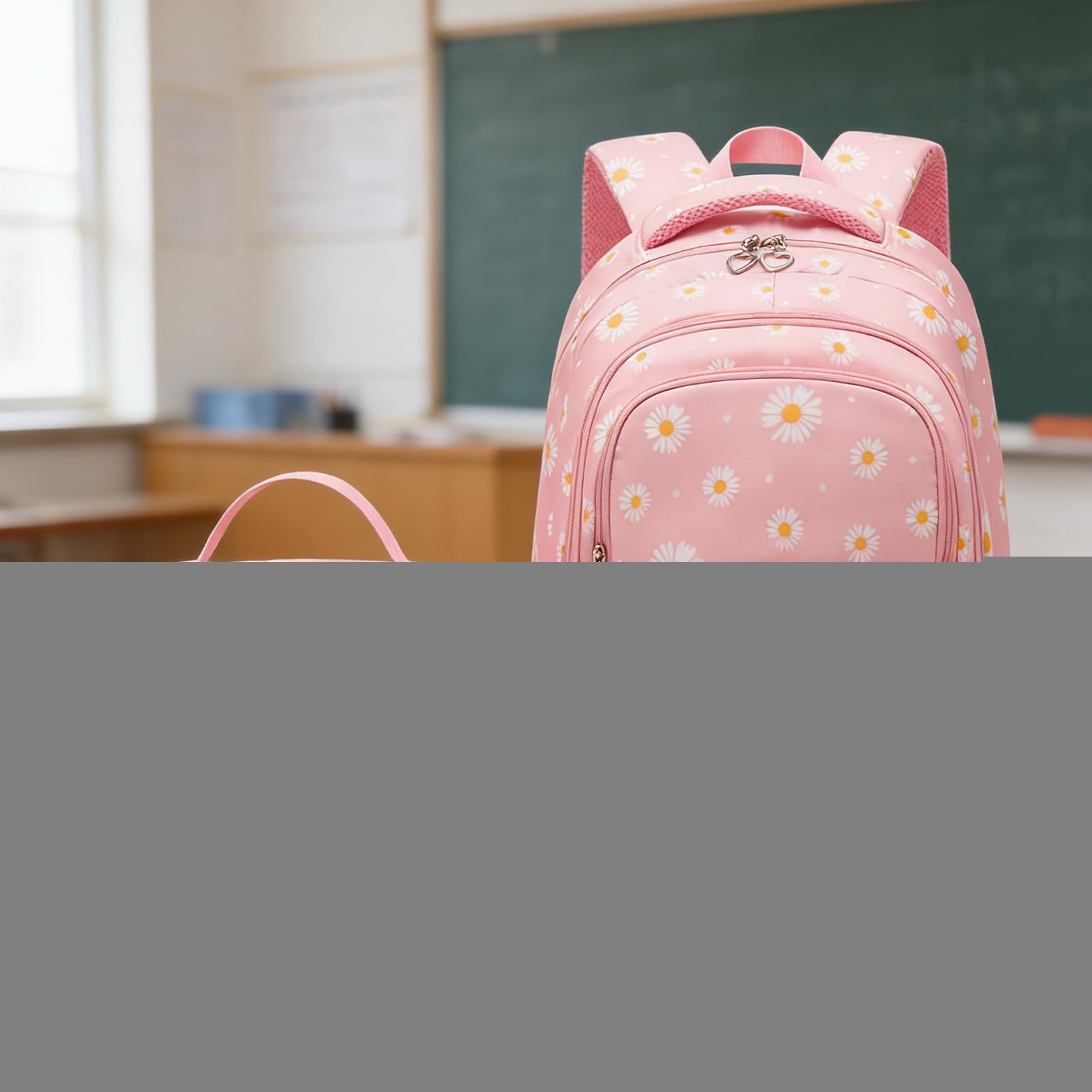 Plecak Do Szkoly Podstawowej Uroczy Zestaw Plecaka Do Szkoły Średniej | Zestaw Plecaków z Kwiatowym Wzorem Dla Uczniów, Nastolatków, Dziewczyn, Młodzieży, Podróży, Codziennego