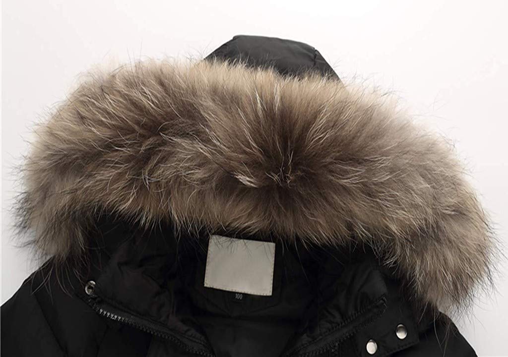 Generisch Giacca invernale con cappuccio e piumino da bambina