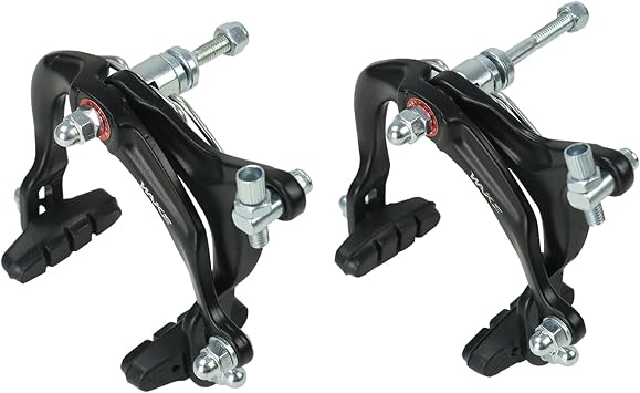 FOMTOR Bike Brake C Brake Caliper Set Bicycle Rear & Front Brakes Kit Aluminum Alloy Side Pull Brake for MTB Mountain Bike, Road Bicycle(1 Pair)
