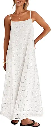 MEROKEETY Women's Summer Spaghetti Straps Sundress