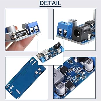 Amazon.co.jp: DAOKAI 2PCS降圧コンバータモジュール24V/12V〜5V