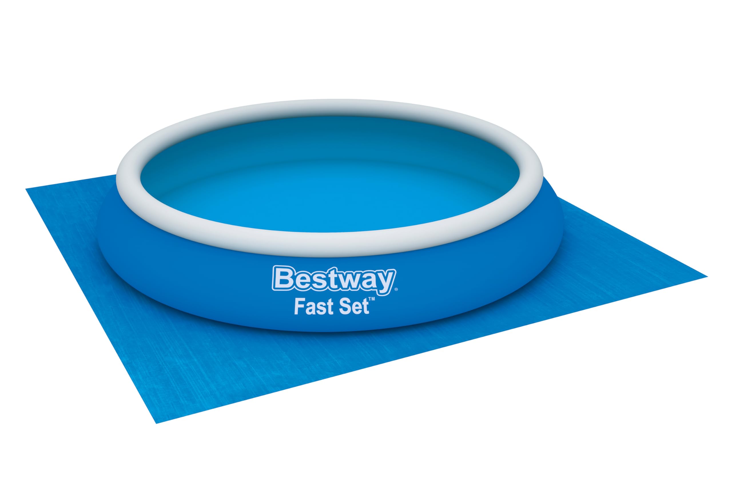 Bestway | Tkanina ochronna do basenów naziemnych i spa z hydromasażem, 4,57 m, niebieska