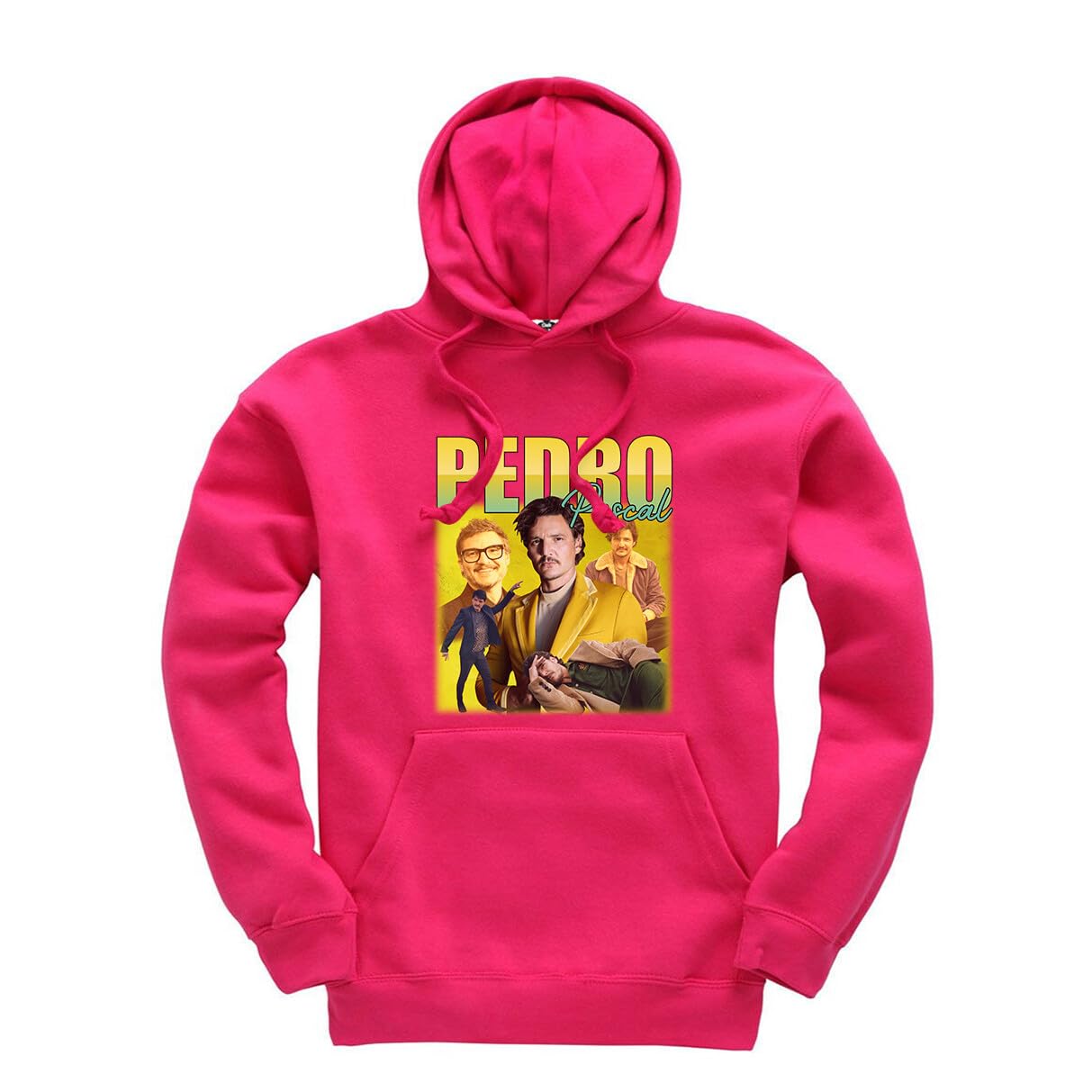 New Spirit Original Pedro Pascal Jumper Unisex Funny Adults Hoodie Jumper Hot Pink