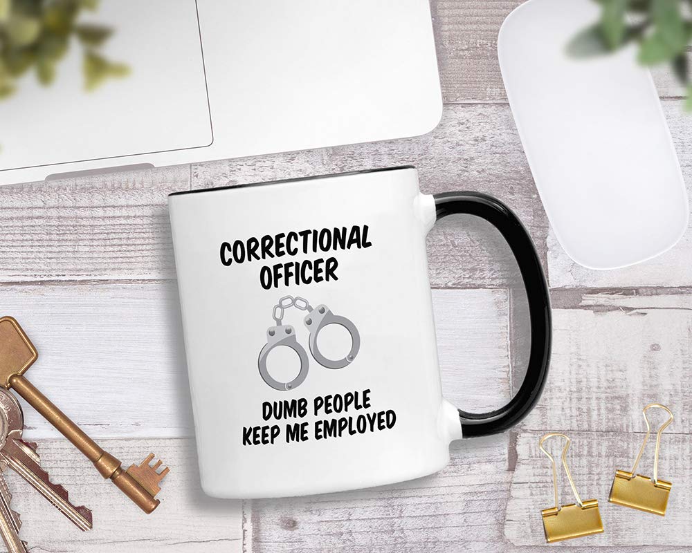 Casitika Ufficiale Correzionale Tazze. 11 oz Correzioni lavoro tazza di caffè. Dumb People Keep Me Employed. Idea tazza per collaboratore.