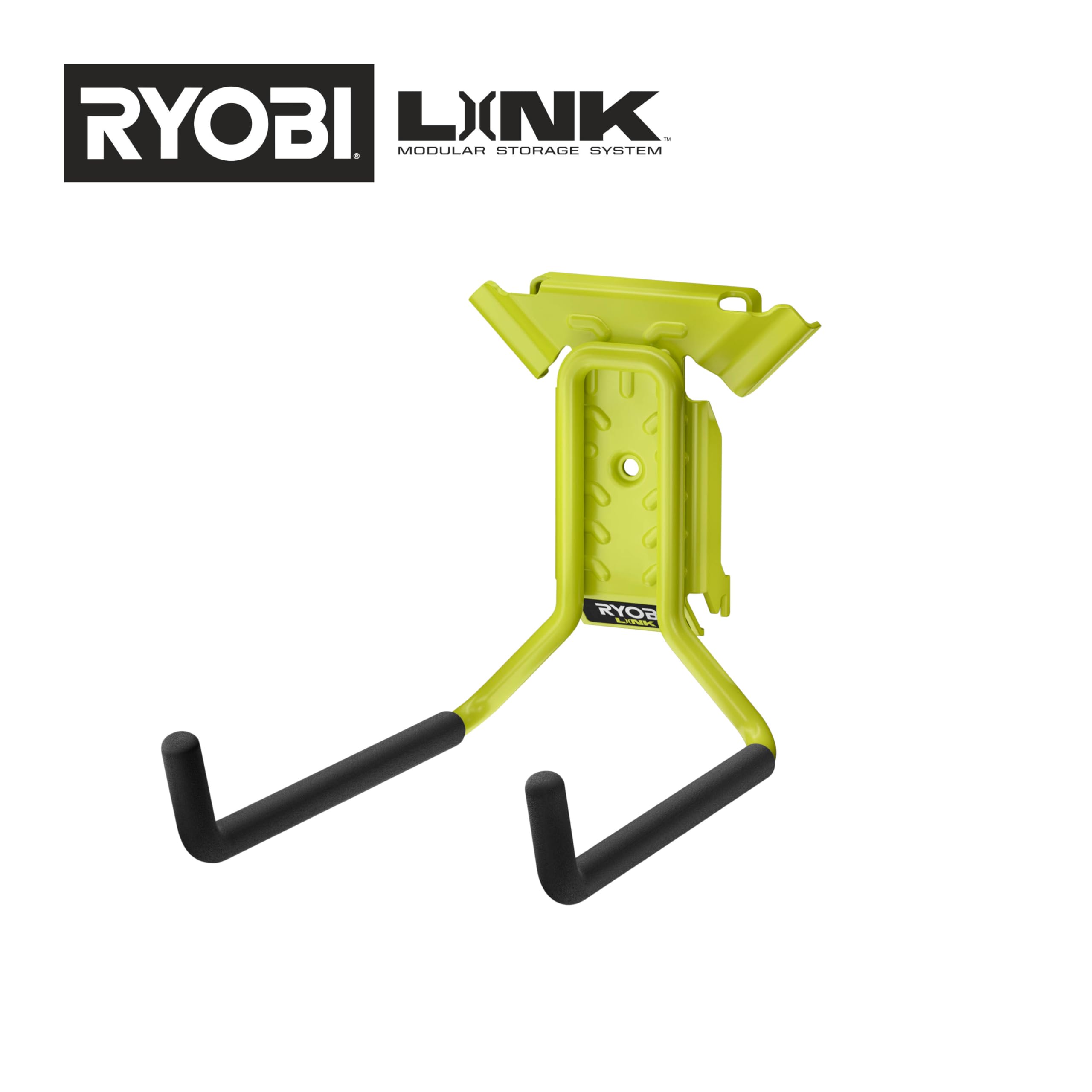 RYOBI - Pack Démarrage Mural LINK - RSLWPK-7PC - Rangement Modulaire, Rails, Crochets, Garage Organisé