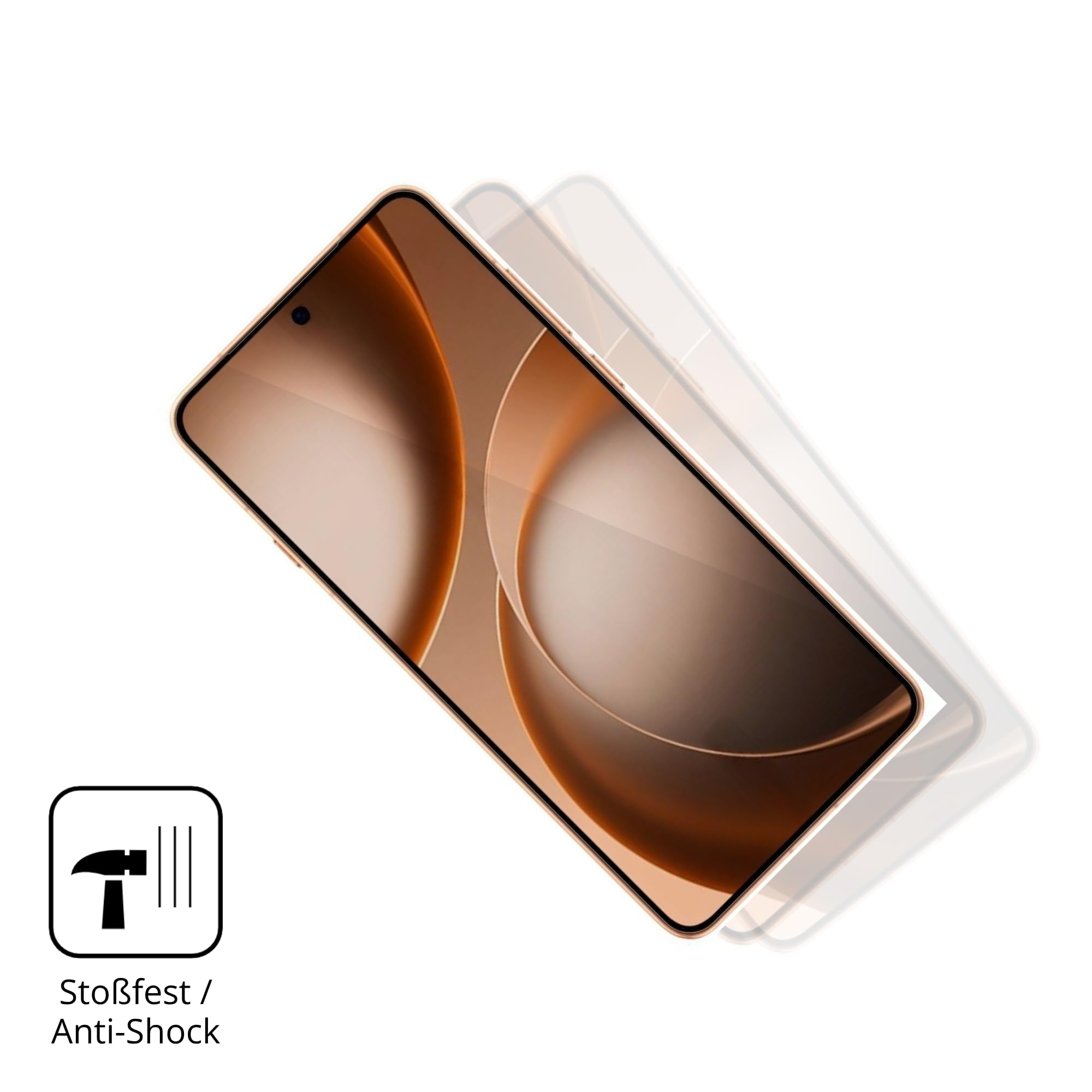 dipos 2x Pellicola Protettiva 9H trasparente per Oppo Find X9 Ultra | Non si rompe e non si scheggia, non è vero vetro, Anti-Shock, si adatta perfettamente, antigraffio, senza bolle, autoadesiva