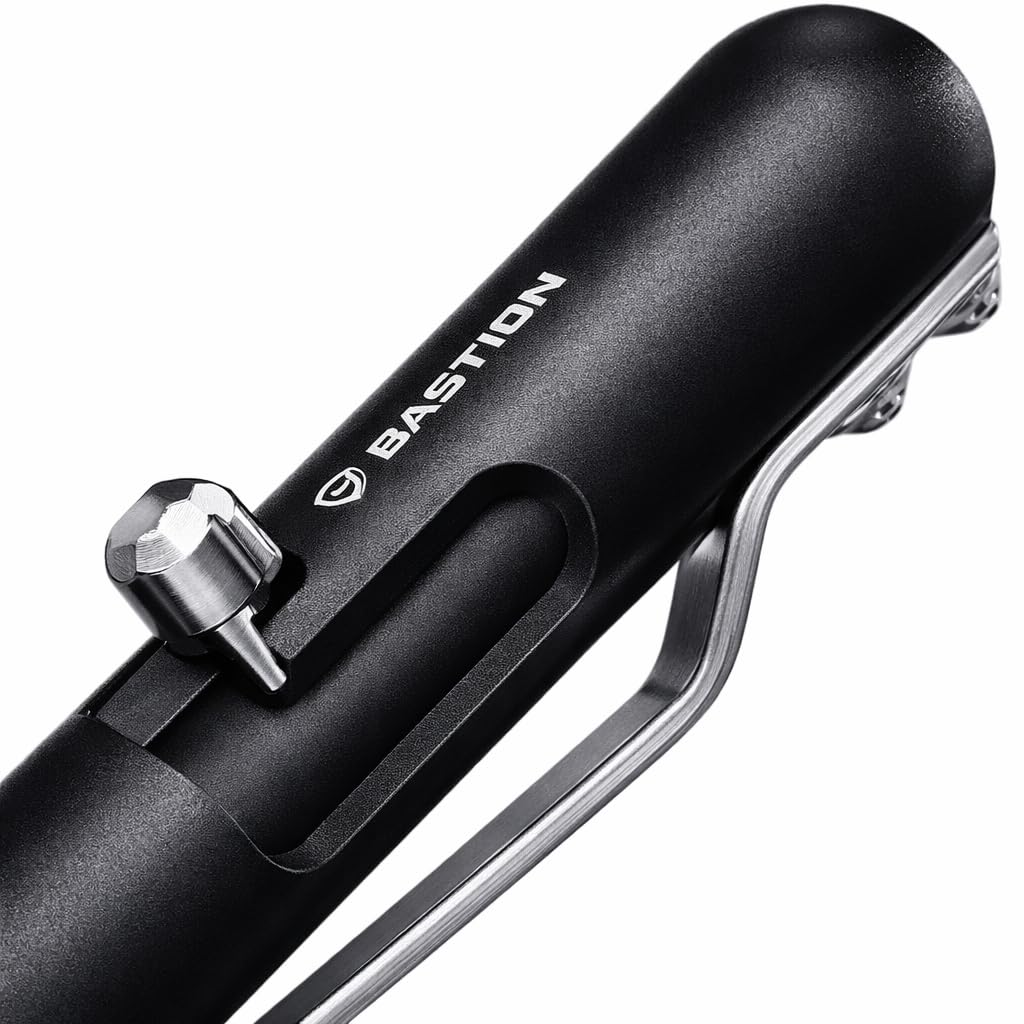 BASTION Carbon Fiber Bolt Action HyperBolt Pen - Lightweight CNC EDC Writing Tool, Refillable, Premium Everyday Carry Gift Pen for Professionals - Black Slim