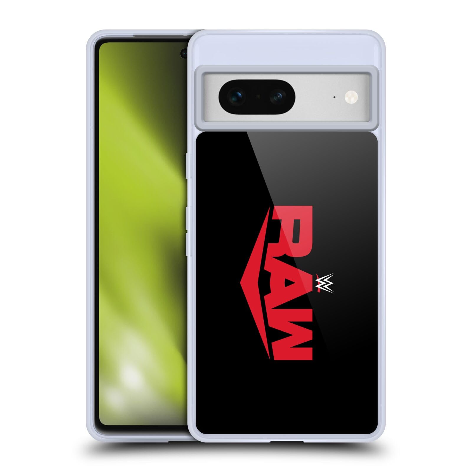 Head Case Designs Officially Licensed WWE Raw TV Program Logo Soft Gel Case Compatible with Google Pixel 7