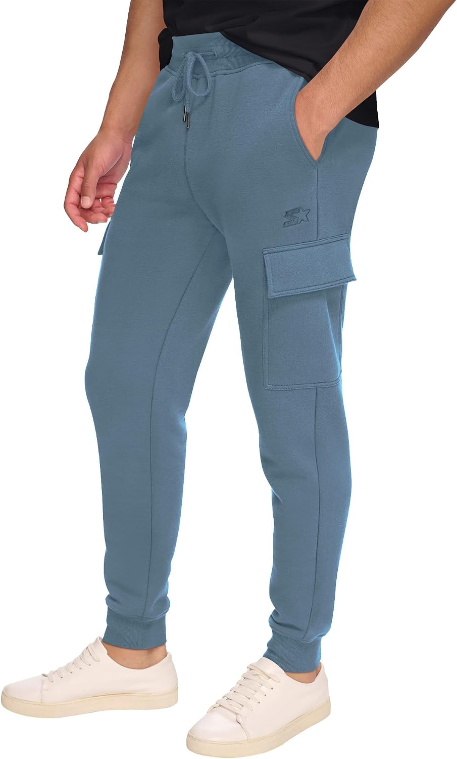 Starter Men's Embriodered Fleece Cargo Jogger