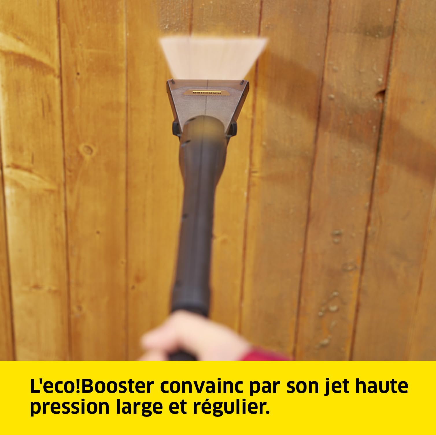 Kärcher Lance de Nettoyage Haute Pression eco!Booster 180, 50% Plus Efficace Que Le Jet Plat & Brosse de Lavage Rotative WB 130, avec Embout Universel, Interchangeable