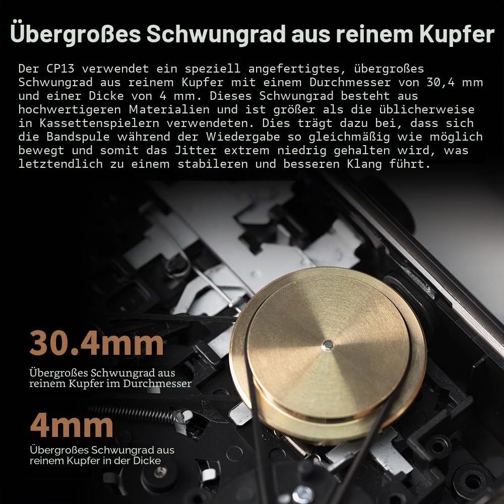 FiiO CP13 Kassettenspieler (transparent)