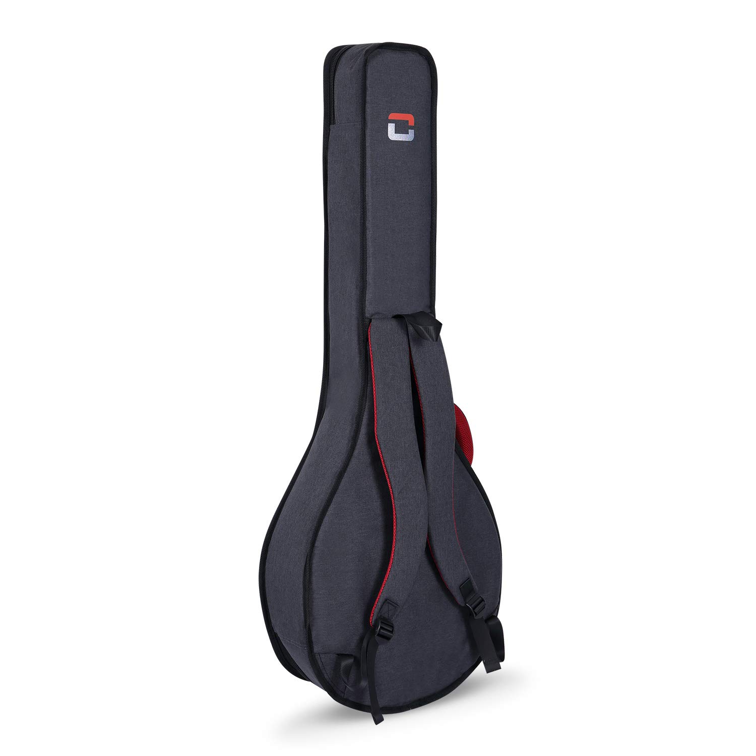 Crossrock CRSG107BJ Banjo estuche, mochila acolchada de 10 mm para resonador Banjo de 5 cuerdas