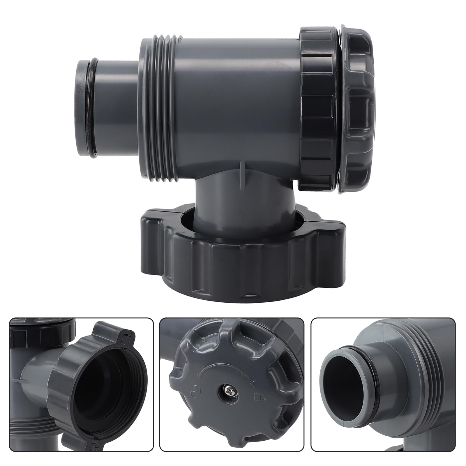 Valvola a stantuffo per piscina, valvola plunger intex 38mm, valvola a stantuffo per pompa filtro piscina, valvole per piscine fuori per terra, Valvola di ricambio della pompa del filtro della piscina