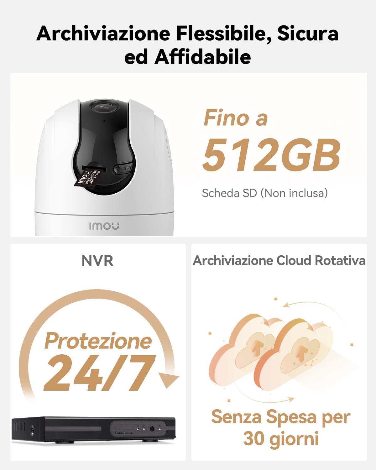 Telecamera A1 Dual 6MP 3K(3MP+3MP) WiFi 6 - Doppio Obiettivo, 360°PTZ Videocamera Sorveglianza con One-Touch Chiamata, Rilevamento AI Umano/Animali, Visione Notturna a Colori - IPC-S20EP-6M0S-EU