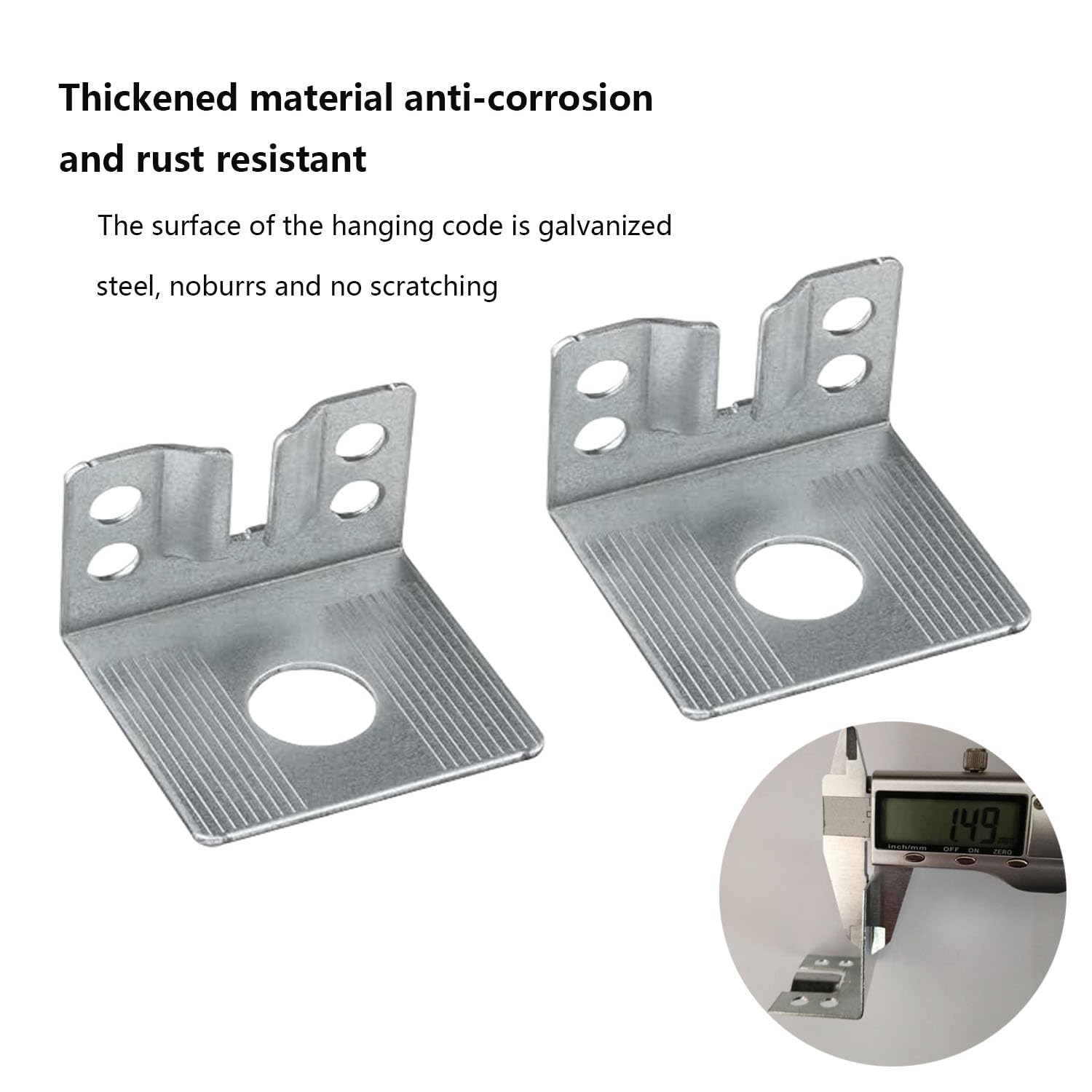 Staffe di Fissaggio per Superiore da Cucina 8 PCS Raccordo per Sospensione a Parete 5 x 4.6 x 3.5 cm Supporto per Armadi e Pensili Tappo di Copertura Attaccaglie per Pensili Adatto Armadi e Mobili