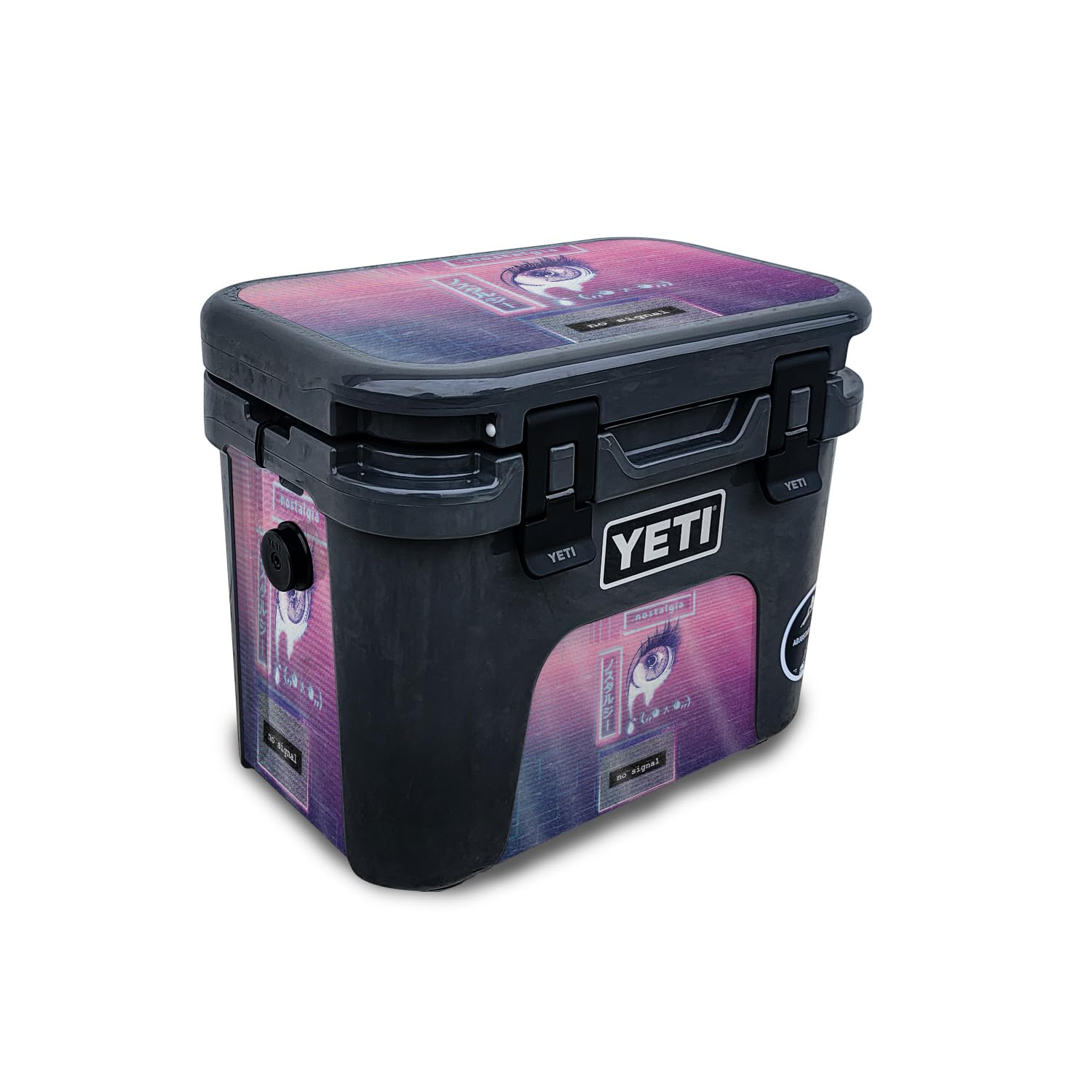 Glossy Glitter Skin Compatible with Yeti Roadie 15 Hard Cooler - Sad Nostalgia - Premium 3M Vinyl Protective Wrap Decal Cover - Easy to Apply | Crafted in The USA by MightySkins