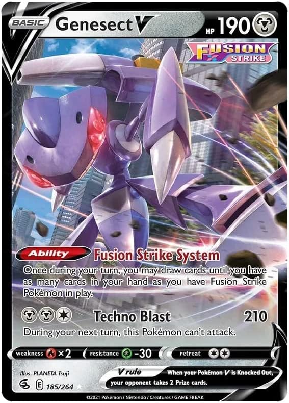 Genesect V - 185/264 - Ultra Rare - Sword & Shield - Fusion Strike