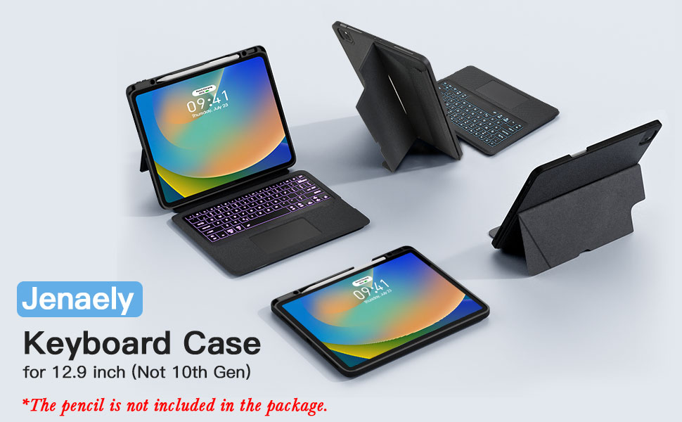 Jenaely Keyboard Case for iPad 9th/8th/7th Generation 10.2
