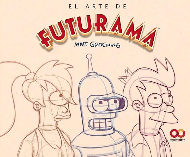 Portada de El arte de Futurama