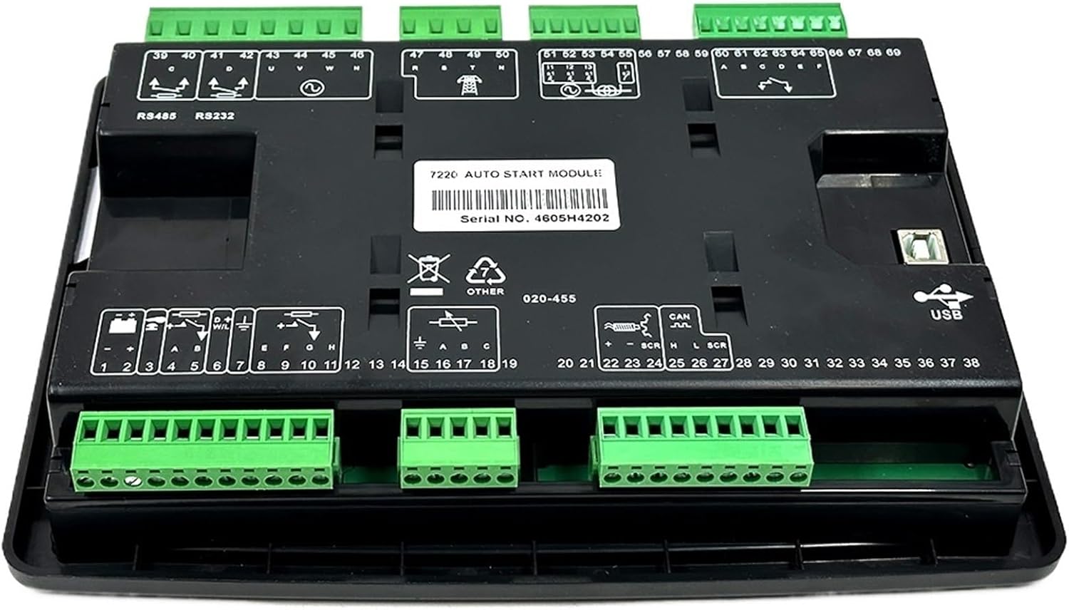 DSE7220 Replacement Generator Set Controller Control Screen Self Start Control Module DSE 7220