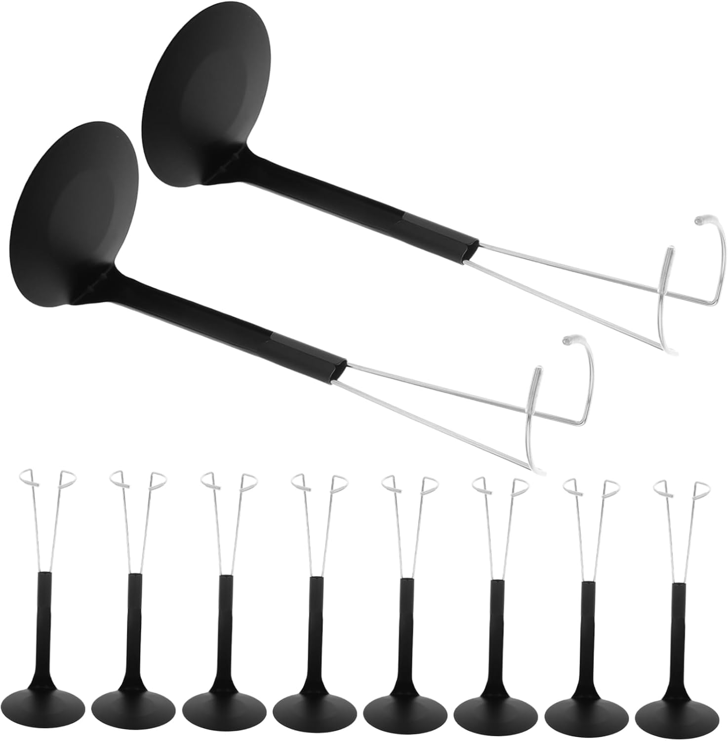 Milisten 10pcs Adjustable Doll Stands Sturdy Metal Support Frame for Scale Action Figures and Collectible Dolls Portable Display Rack for Exhibitions and Home Decor