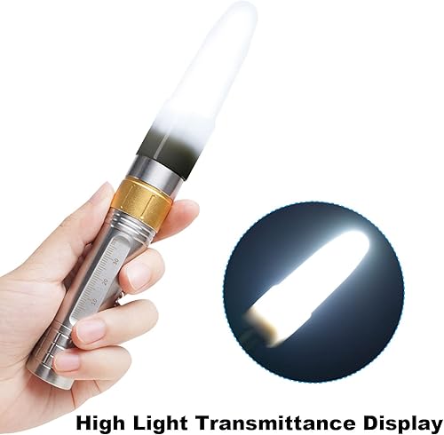 Miniatura 5 de PATIKIL Juego de tapas difusoras de linterna, 2 piezas de plástico de policarbonato resistente al desgaste, varita de señal para la mayoría de