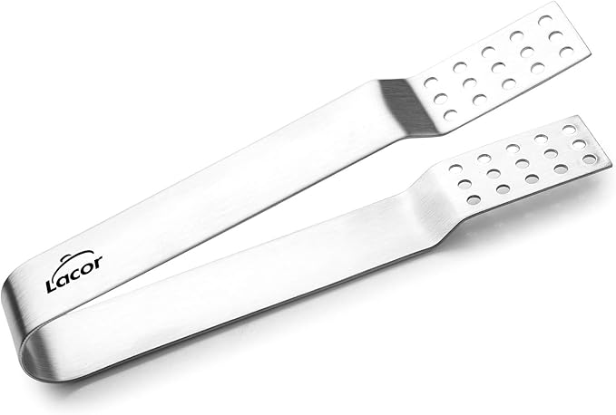 Lacor – 68078 – Teedruckklemme, Edelstahl 18/10, oxidbeständig, Maximum Squeeze Teebeutel, Ergonomischer Griff, Geschirrspülmaschinen safe, 13,5cm