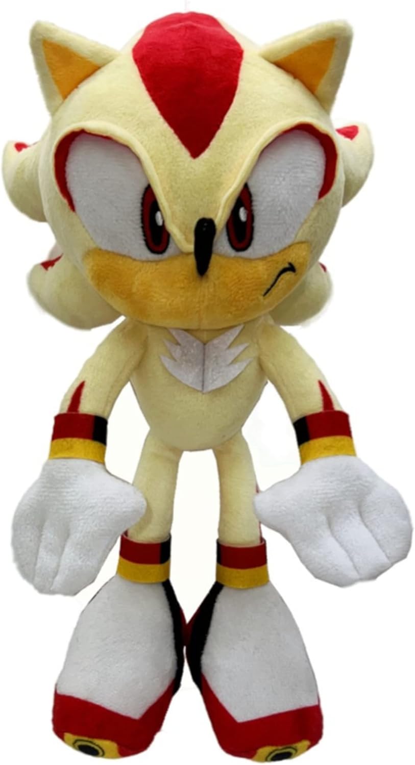 luoyipink 2022 New Super Sonic Anime Plush Toys, Plush Peluche Toy Collectible Plush Plush Doll Toy Gift
